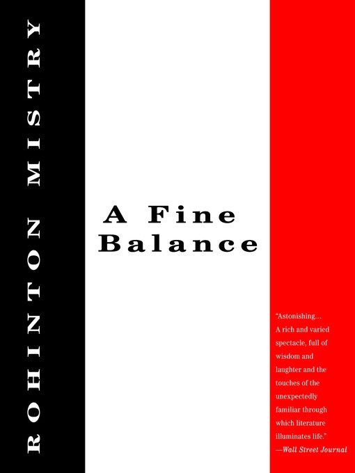 Title details for A Fine Balance by Rohinton Mistry - Wait list